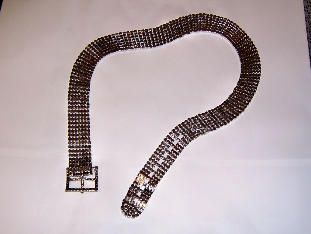 Clear Rhinestone Belt