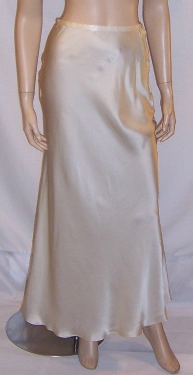 Fenn Wright Manson-Long Ivory Silk Skirt
