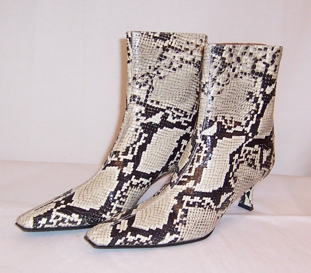 stuart weitzman snakeskin boots