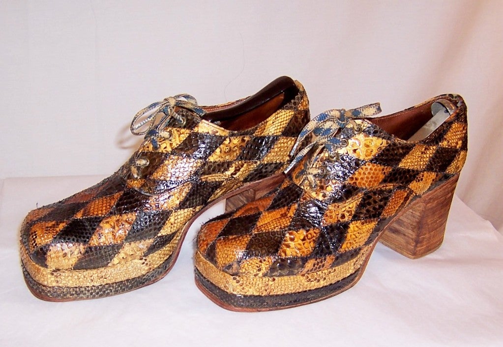 vintage mens platform shoes