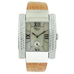 Chopard  "La Strada"  White Gold with Diamond Sides, Mop Dial