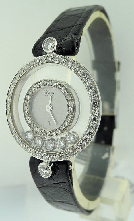 This is a Chopard 18k white gold 
