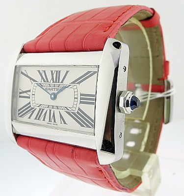 Cartier, Stainless Steel Large 'Divan', Quartz