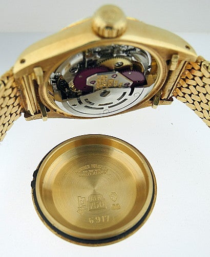 Rolex,  Gold Oyster Perpetual 'Zaphyr', Datejust Ref. 6917 For Sale 2