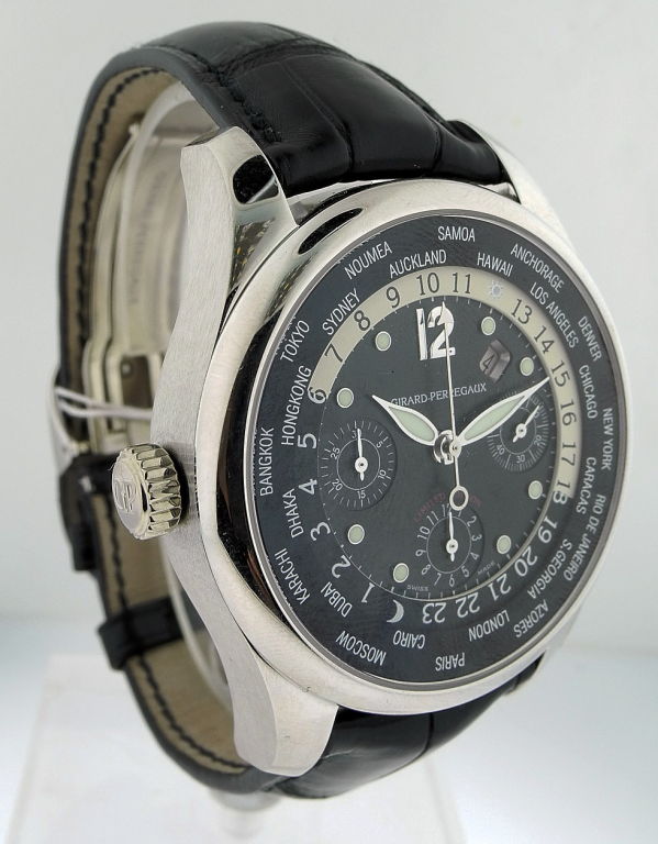 GIRARD-PERREGAUX, WWTC Platinum Automatic World Time Chronograph