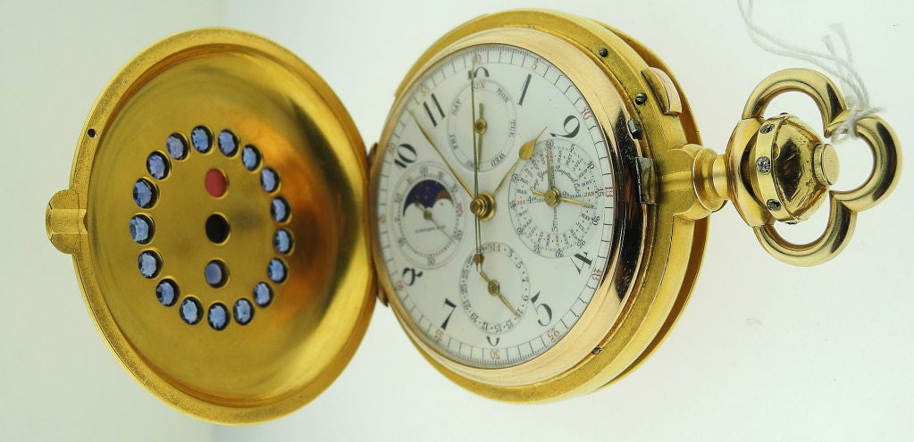 Men's Tiffany&Co. Gold HC Min Repeat./Split Sec Chronograph/Perp.Cal.