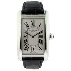 Cartier Tank Americaine Platinum "Mecanique" Ltd of 100