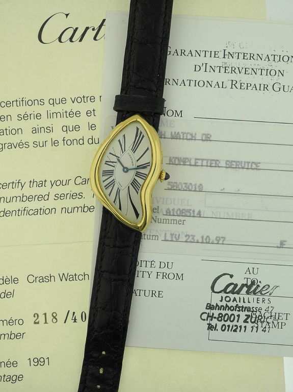 Cartier  Yellow Gold Crash Limited Edition 218/300 1