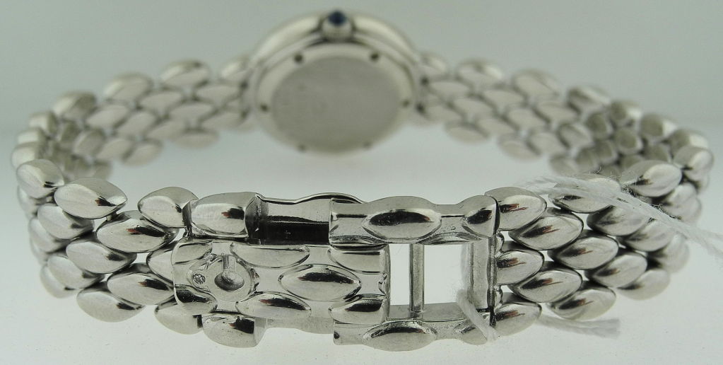 Chopard Gold Bracelet Watch/Diamond Case and Cabochon Sapphires 1