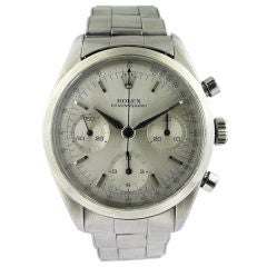ROLEX, SANS TRITIUM, Stainless Steel Chrono Wristwatch, REF. 6238
