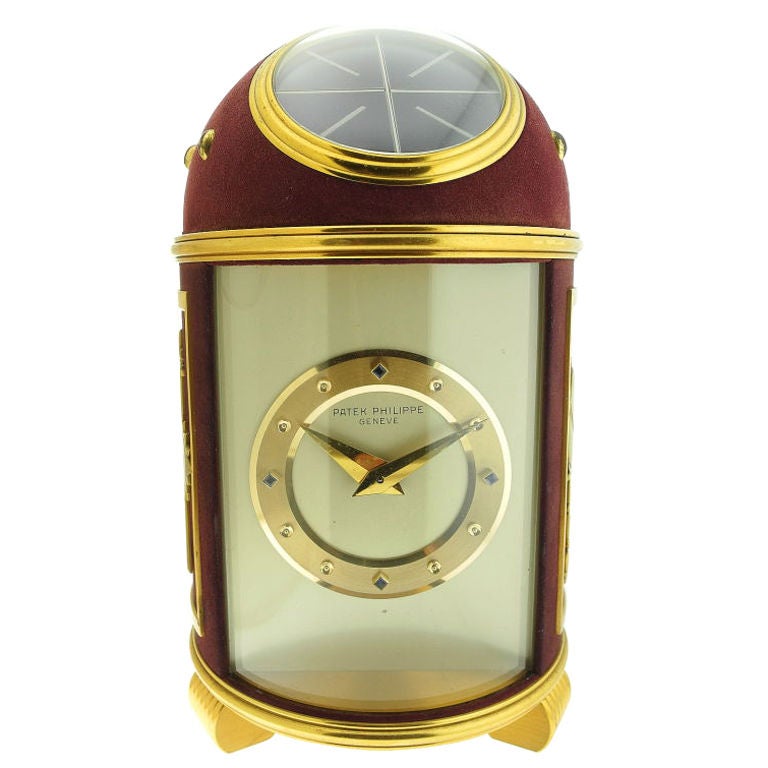 Patek Philippe, Nautique, Pendulette Dôme, Solar Clock Ref. 705 For Sale