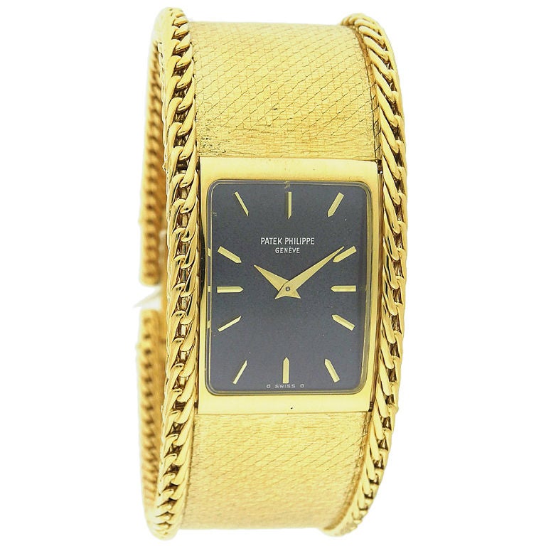 Patek Philippe Gold Bracelet Wristwatch, Ref.4241 For Sale
