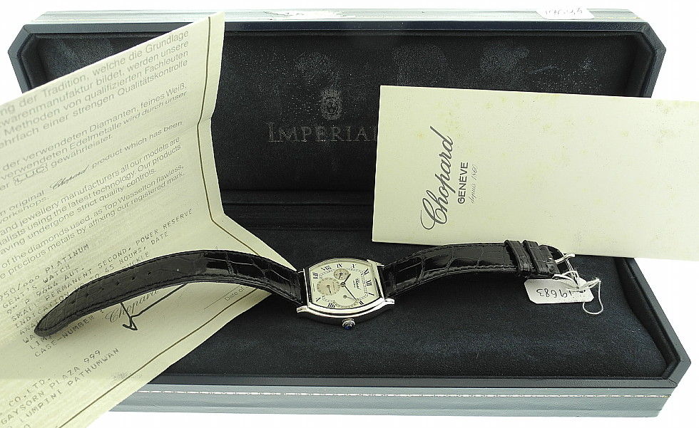 Chopard, Tonneau Platinum Auto-Date, Ltd 50/100 For Sale 1