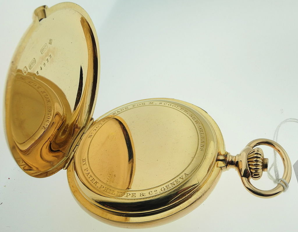 Men's Patek Philippe Minute Repeater Pink Gold Hunter Case, 94gr