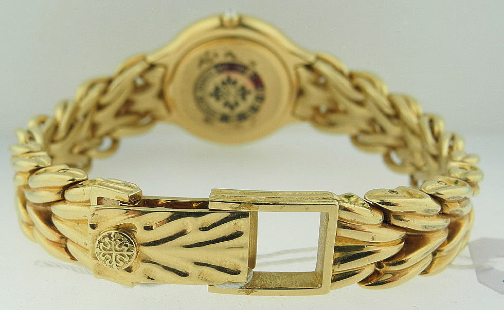 PATEK PHILIPPE Gold Ladies Bracelet Diamond Bezel Ref 4836/003 For Sale 1