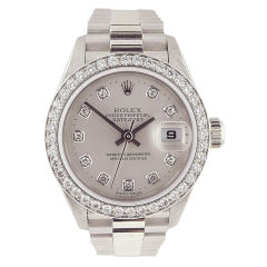 Used ROLEX Lady's Datejust Diamond Wristwatch Ref. 79136