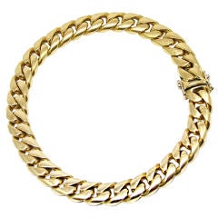 Nicolis Cola gold curb link bracelet
