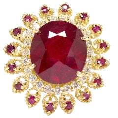 Ruby and Diamond Ring
