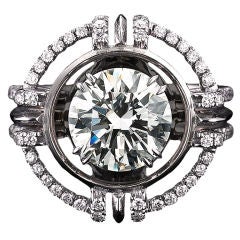 A One- Of- A- Kind Brilliant-Cut Diamond Ring