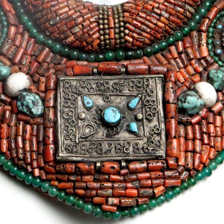 Ethnic Beaded Collar Necklace