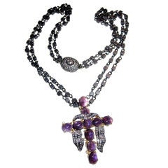 Veronica's Veil Cross Necklace