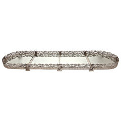 Sterling Silver 4 Section Plateau. 66" Long
