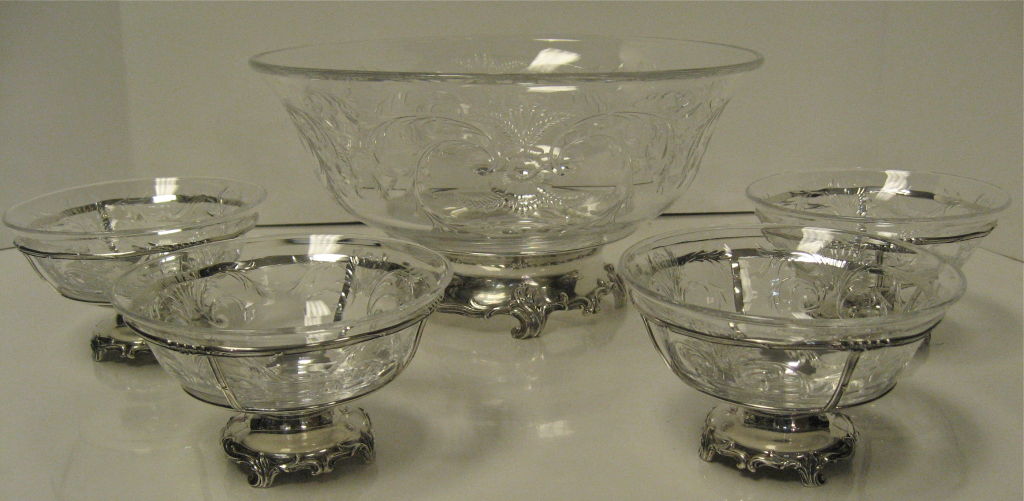 Gorham, Sterling Silver 5 Bowl Epergne 3