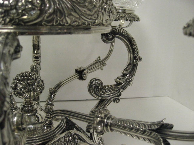 Women's or Men's Georgian, Antique English, Sterling Silver Epergne / Centerpiece