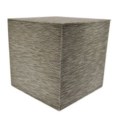 Unusual, Sterling Silver Tiffany Cubed Box