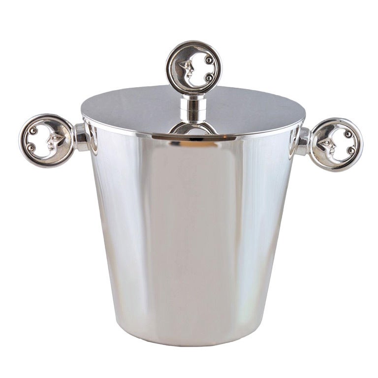 Rare and Unique Ice Bucket By B.KieselsteinCord at 1stDibs