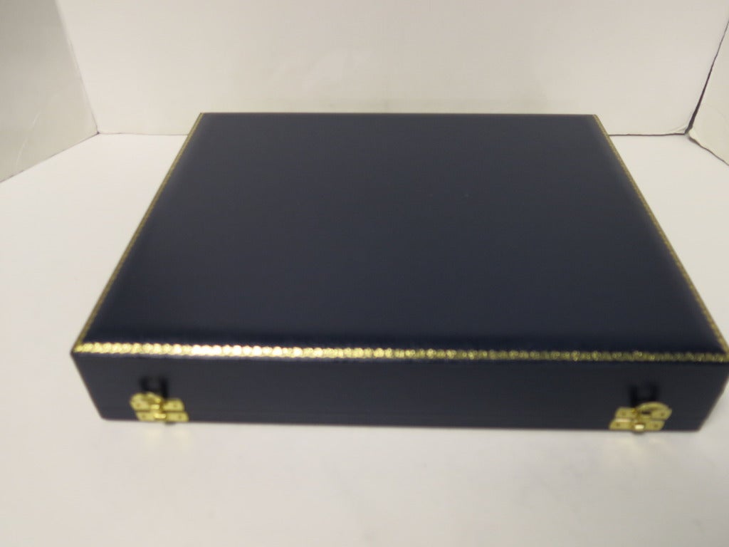 Garrard Rare Set Of 20 Menu Or Place Card Holders Prince Of Wales ...