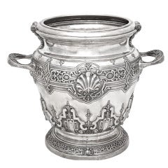 Large Italian Sterling Silver Champagne Bucket