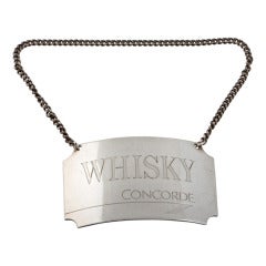 Vintage Concorde, British Airways, Whisky & Gin Bottle Tags