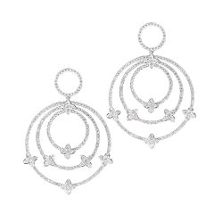 JdJ  " Circle"  Sevilla Diamond Earrings.