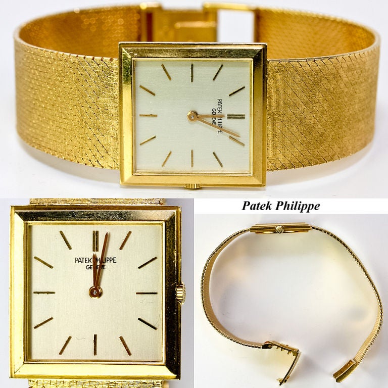 Women's PATEK PHILIPPE Gold Bracelet Watch, 8