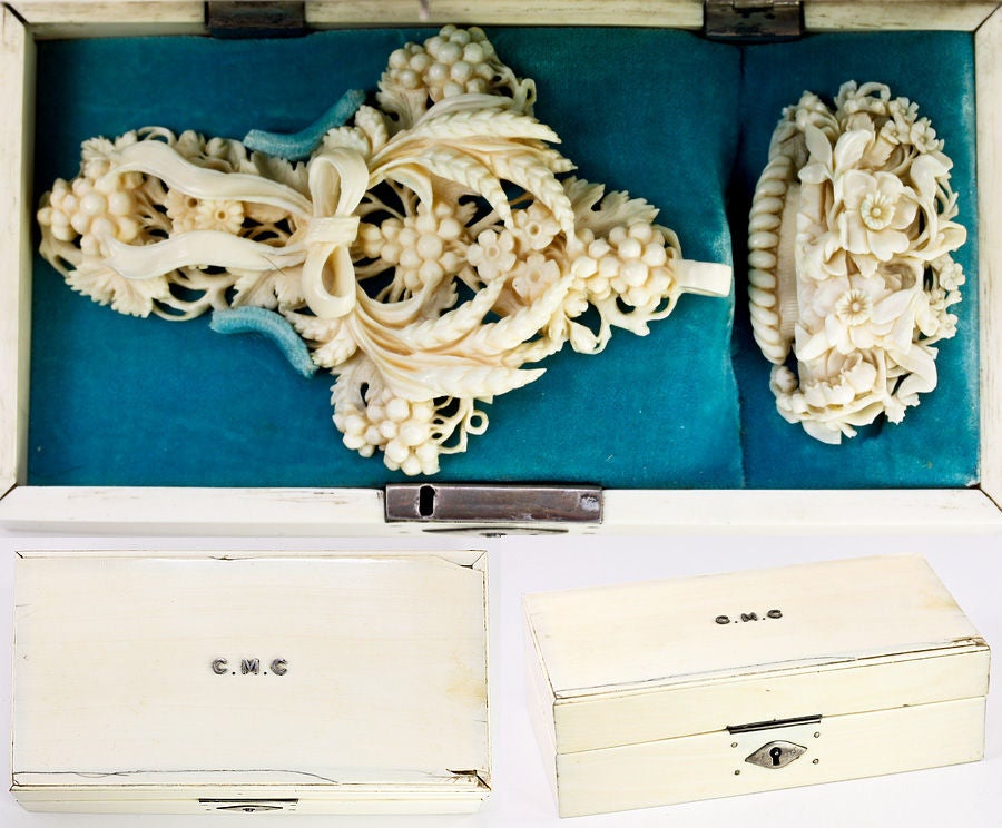 antique ivory box