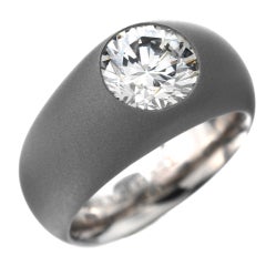 HEMMERLE A Fancy Grey Diamond Ring