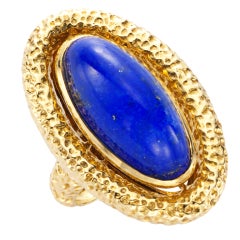 VAN CLEEF & ARPELS  Lapis Gold Ring