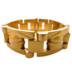 French gold bracelet