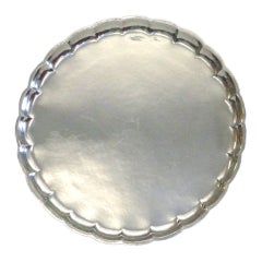 Walter Schell Large Hammered Silver Tray
