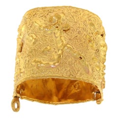 JEAN MAHIE Gold Cuff Bracelet