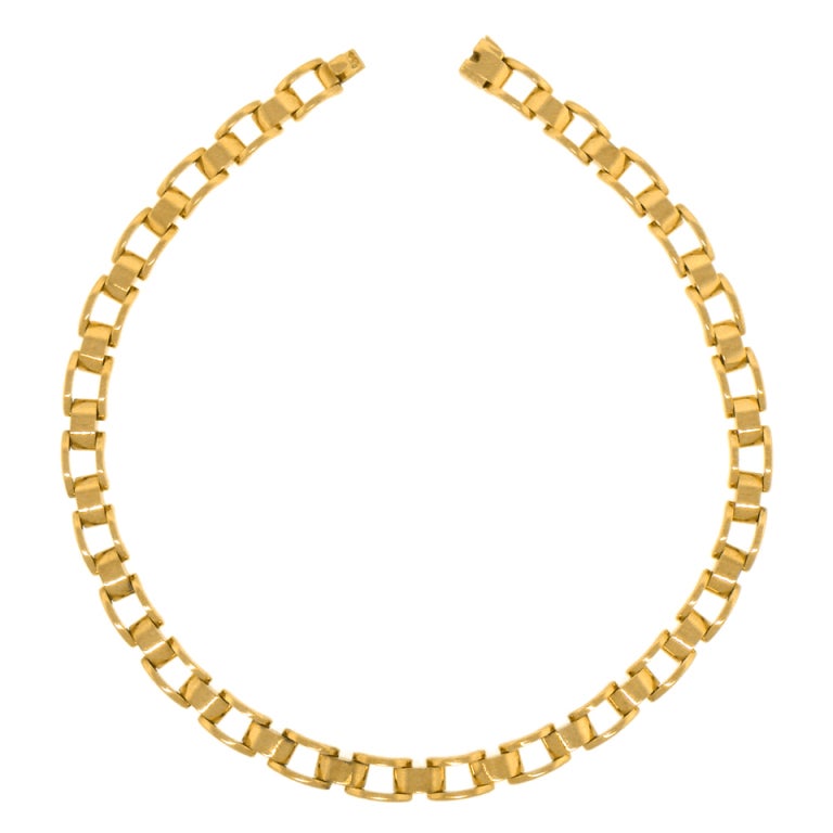 MAUBOUSSIN  Yellow Gold Necklace In Excellent Condition In Litchfield, CT