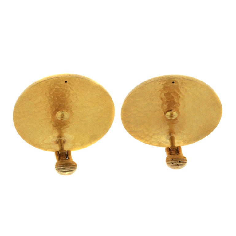 ILIAS LALAOUNIS Gold Disc Earrings 5