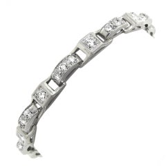 OSCAR HEYMAN for SHEVE & Co. Diamond Bracelet