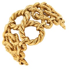TIFFANY & Co. Large Twisted Rope Seventies Bracelet