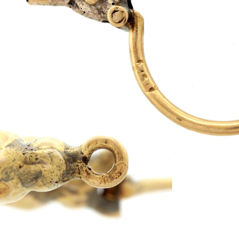 Women's Antique Gold Earrings