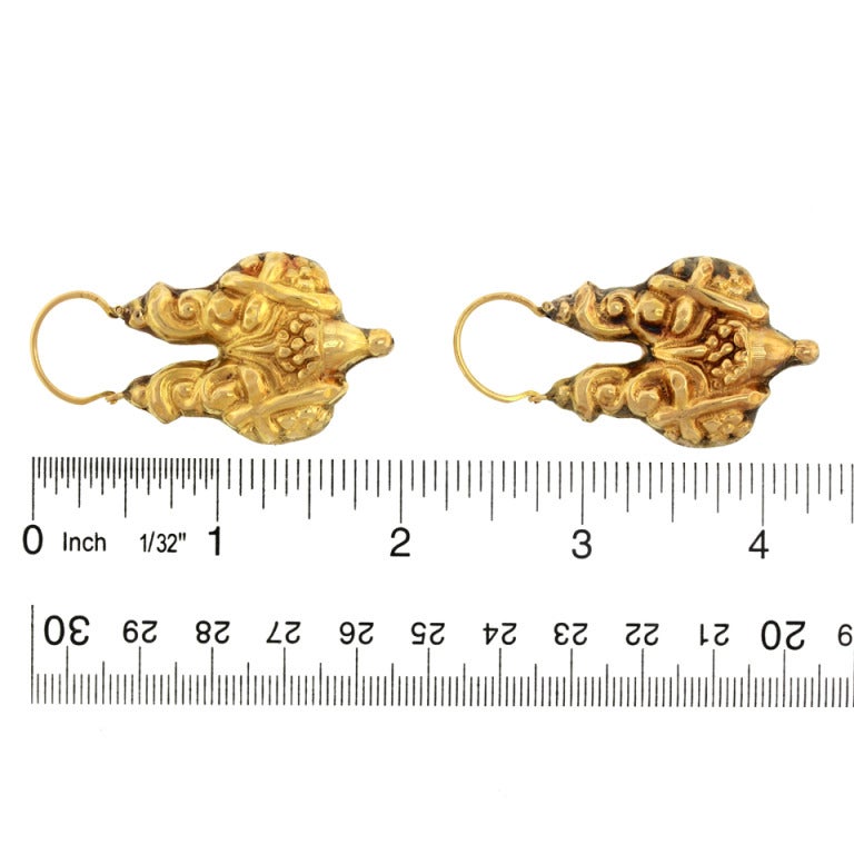 Antique Gold Earrings 1