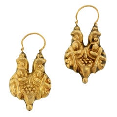 Antique Gold Earrings