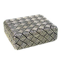 Tiffany & Co. Basket Weave Box