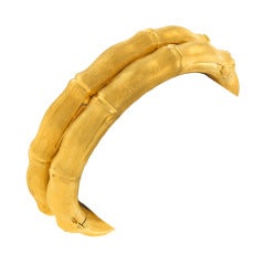 Pair of Bamboo Motif Bangles